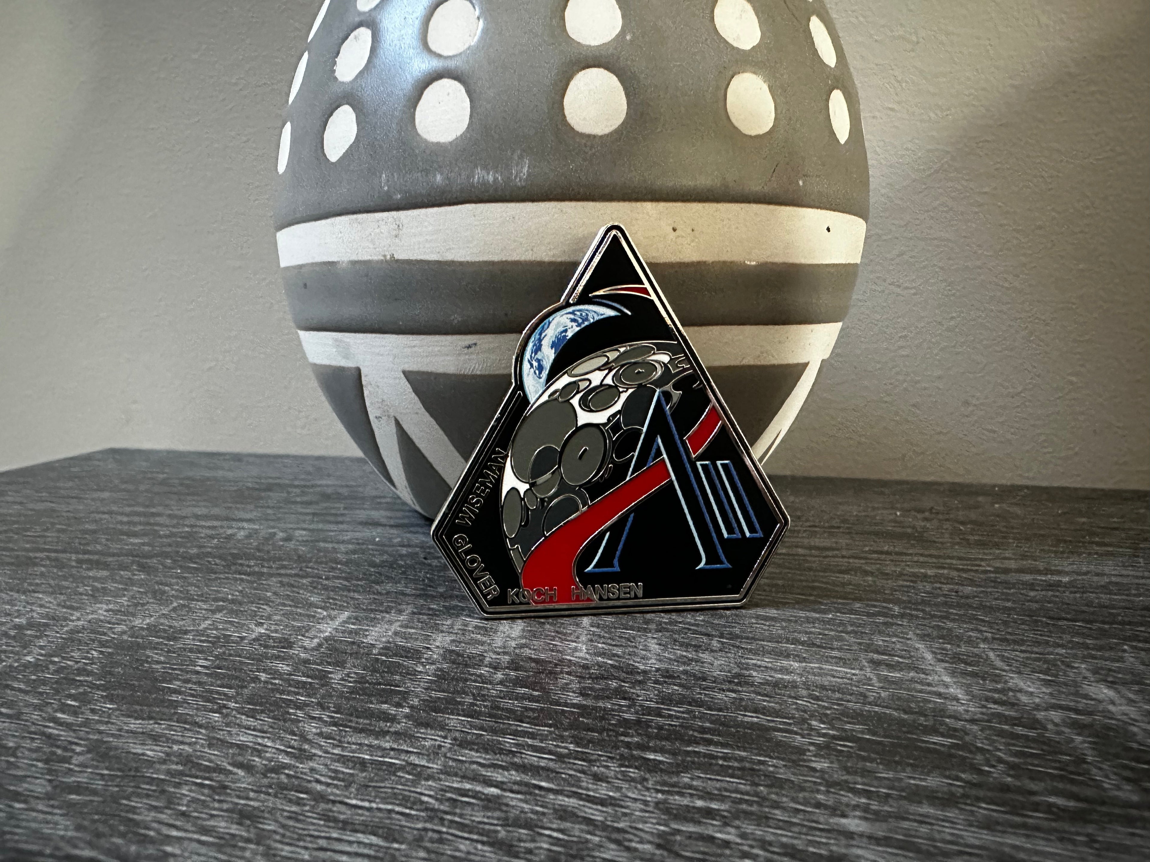 NASA Artemis II Mission Patch Hard Enamel Pin