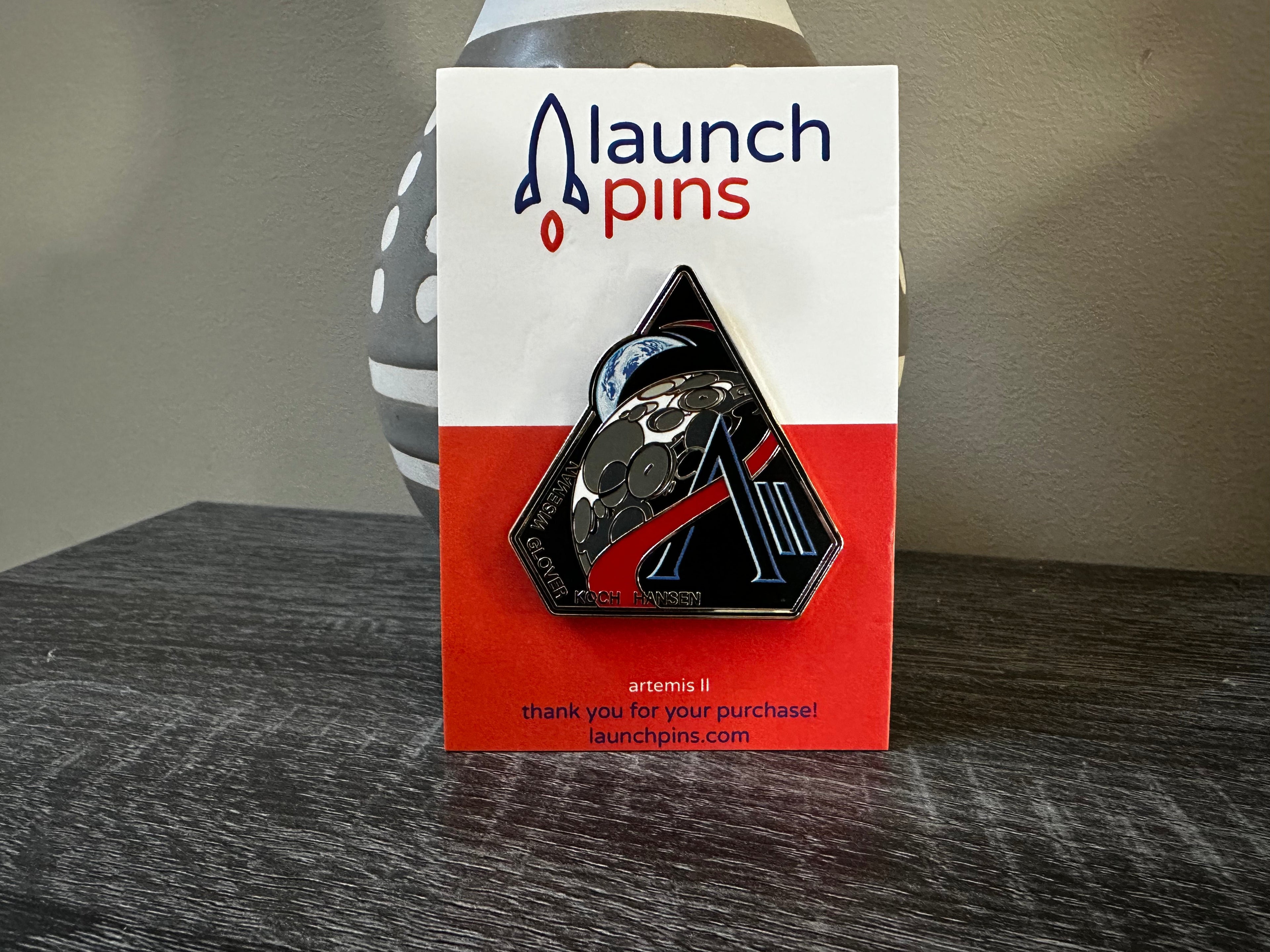 NASA Artemis II Mission Patch Hard Enamel Pin