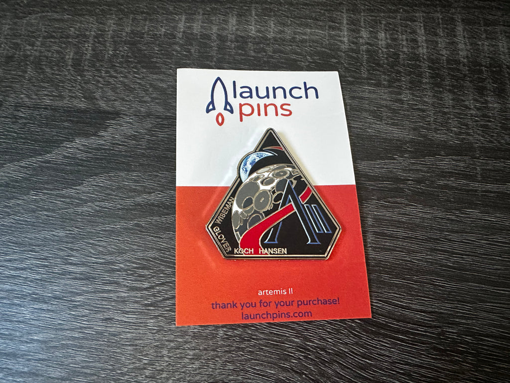 NASA Artemis II Mission Patch Hard Enamel Pin