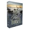 Niv, Holy Bible, Larger Print, Economy Edition, Paperback, Blue, Comfort Print - Paperback