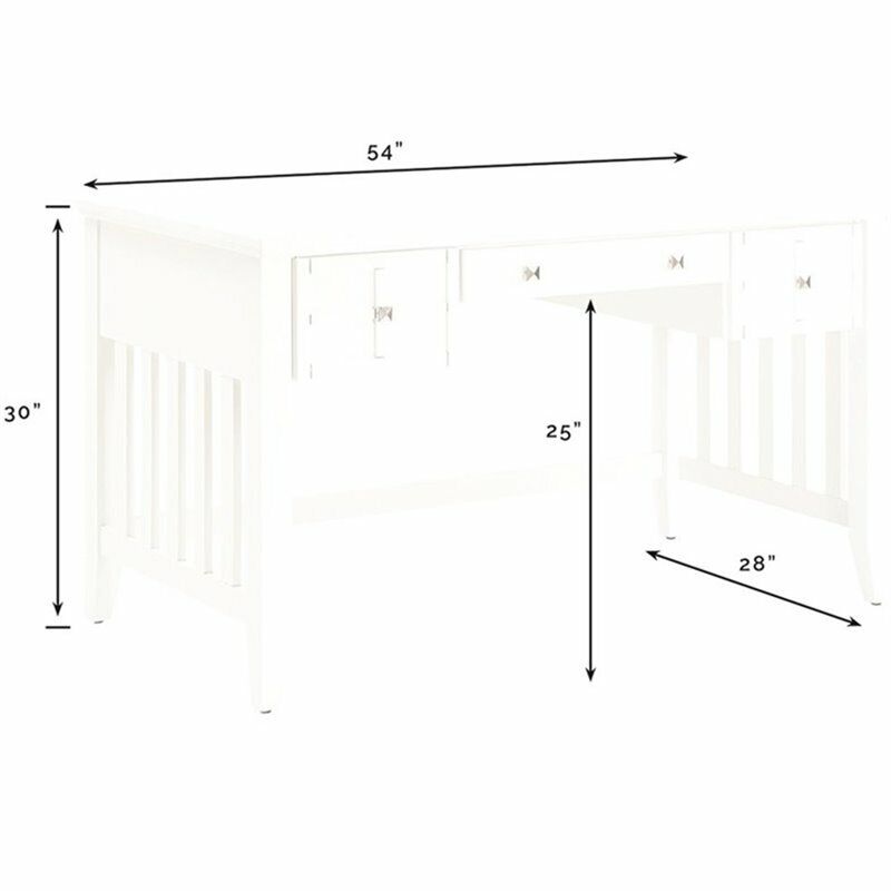 Crosley Adler  Elegant Computer Desk in White Finish (CF6508-WH)