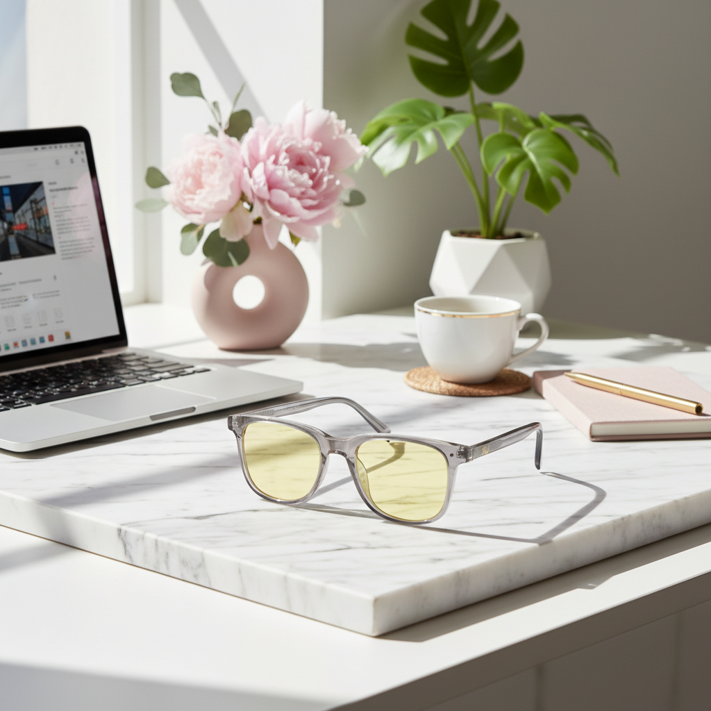 Smokey Quartz Computer Glasses – DreamWalkerz Crystal Collection