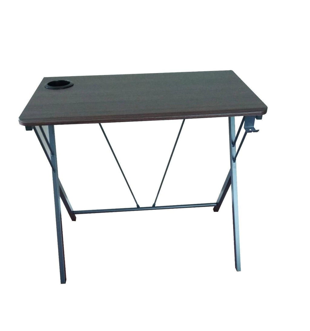 SW32L 32" Small Computer Desk for small spaces w/headphone backpack hook